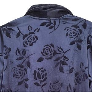 Velvety NEW WITH TAGS Vintage Amanda Stewart Rose Housecoat Nightgown